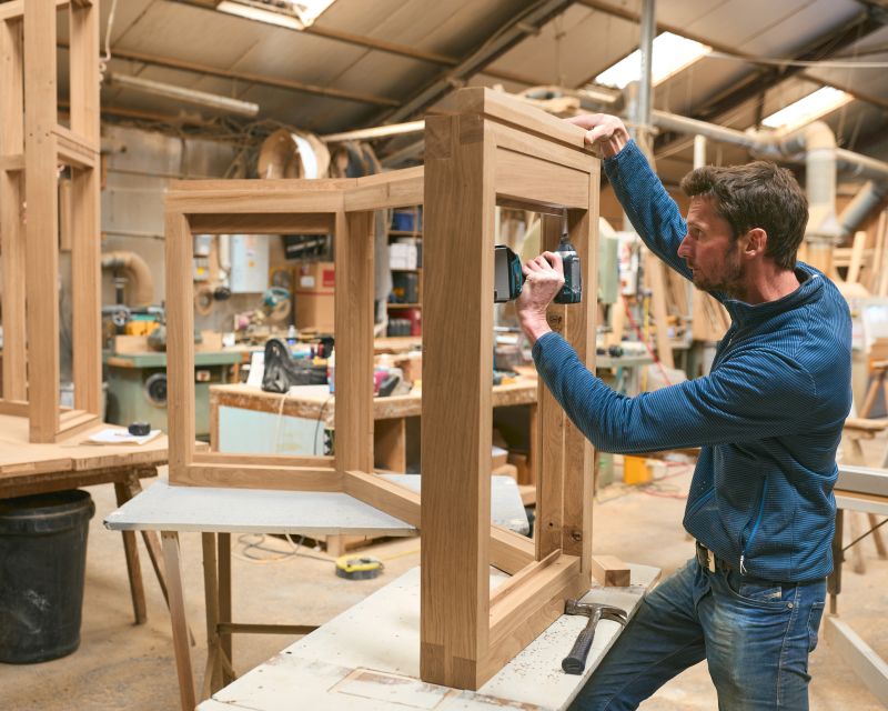 Classic Wooden Window Installation